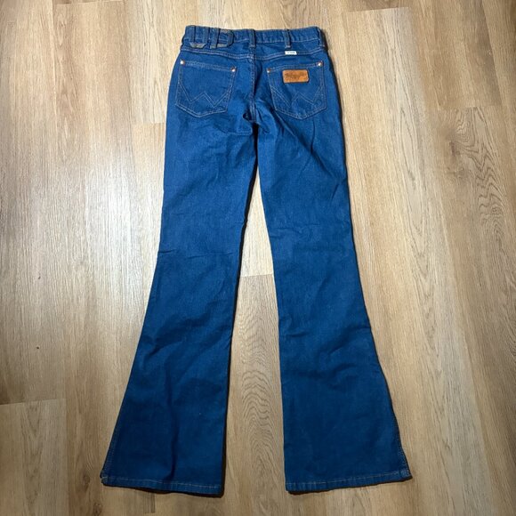 Staud x Wrangler The Bikini flare slit jeans size 25 x 34 dark denim long 0 - Picture 12 of 13